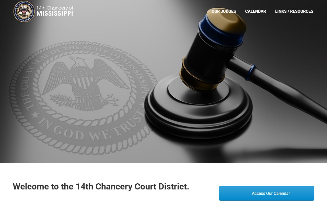 Chickasaw County Circuit Court and Fourteenth Chancery District jurisdiction overview