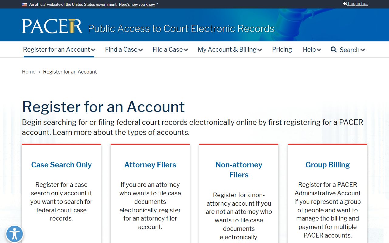 Chickasaw County warrant records access through PACER registration